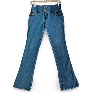 Tiki Jeans Embellished Pockets Bootcut Denim Jeans Size‎ 3